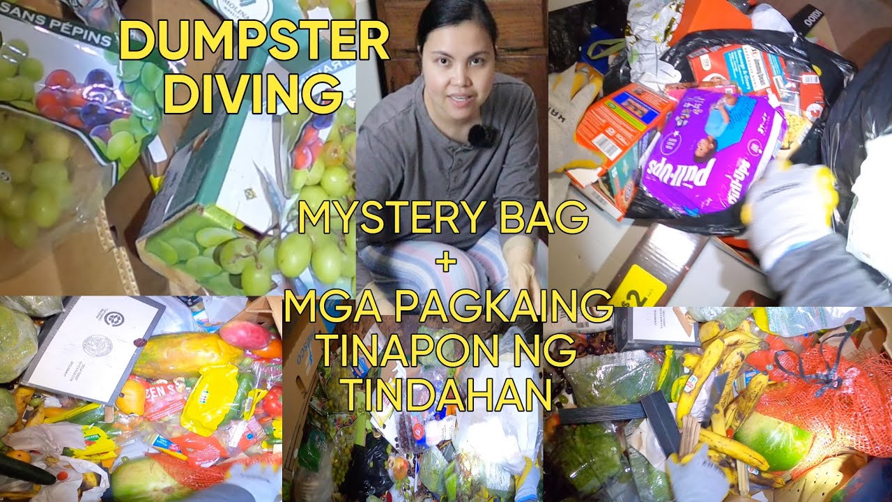 PINAYTEXAN/DUMPSTER DIVING/ MYSTERY BAG + MGA PAGKAING TINAPON NG TINDAHAN