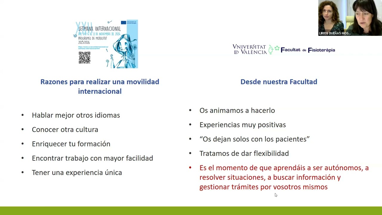 Charla Programa Erasmus 2024