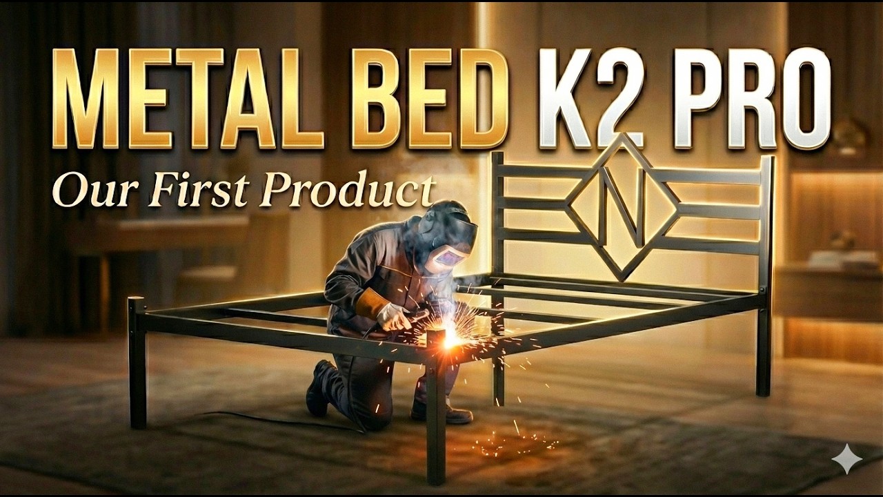 Nyara Furniture Ka Pehla Product 😍 | BED K2 PRO Metal Bed | Vlog