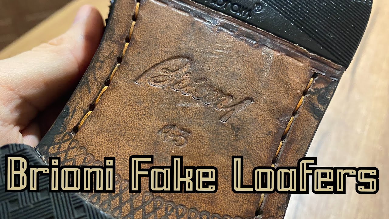 Brioni Fake Shoes. How to Clean Snake Leather.