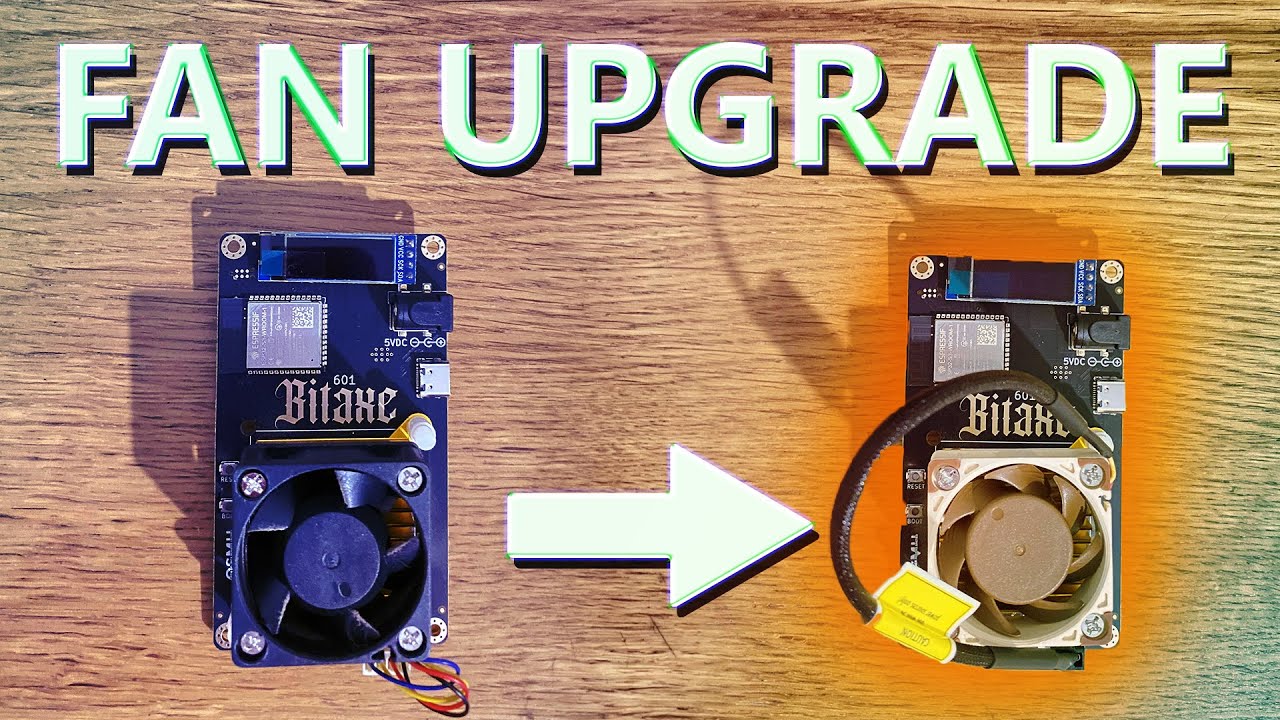 Adding New Noctua Fan To The Bitaxe Gamma...