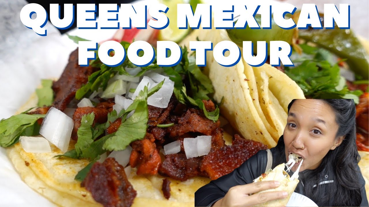 NYC MEXICAN FOOD TOUR | Tacos, Quesadillas, Tripas and Street Food in Queens!