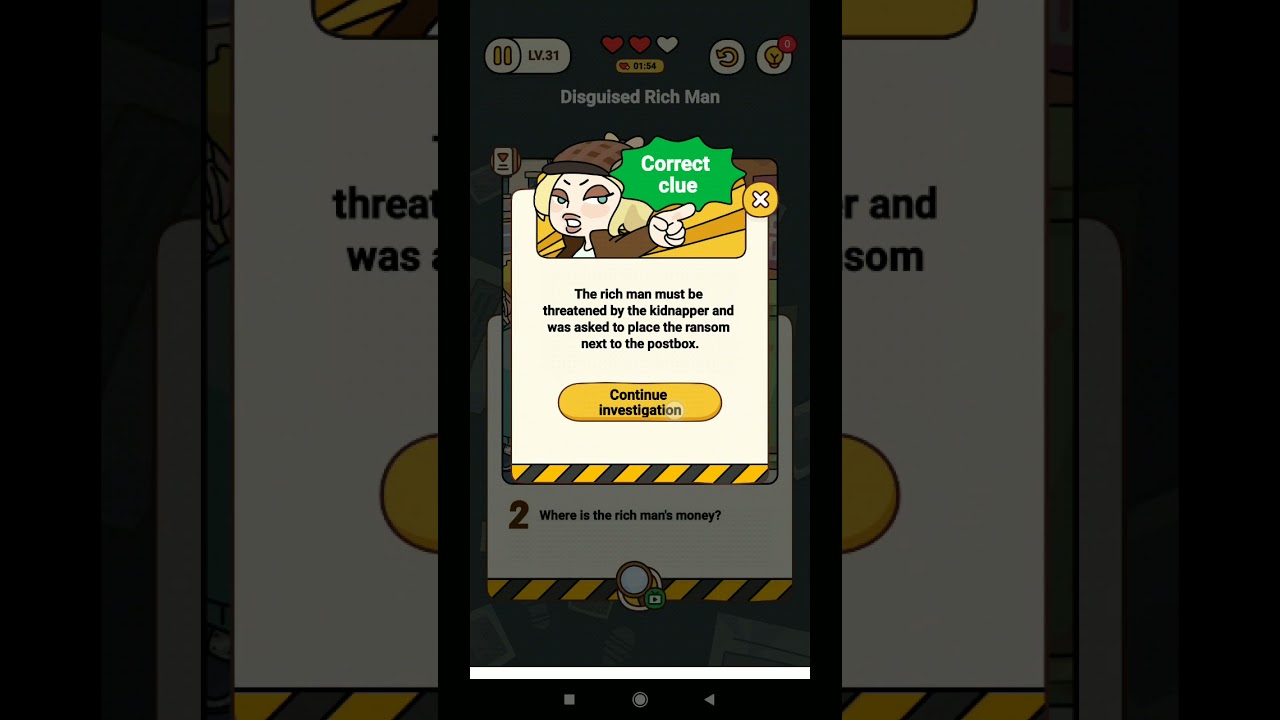 Brain Find Detective Level 31 Walkthrough