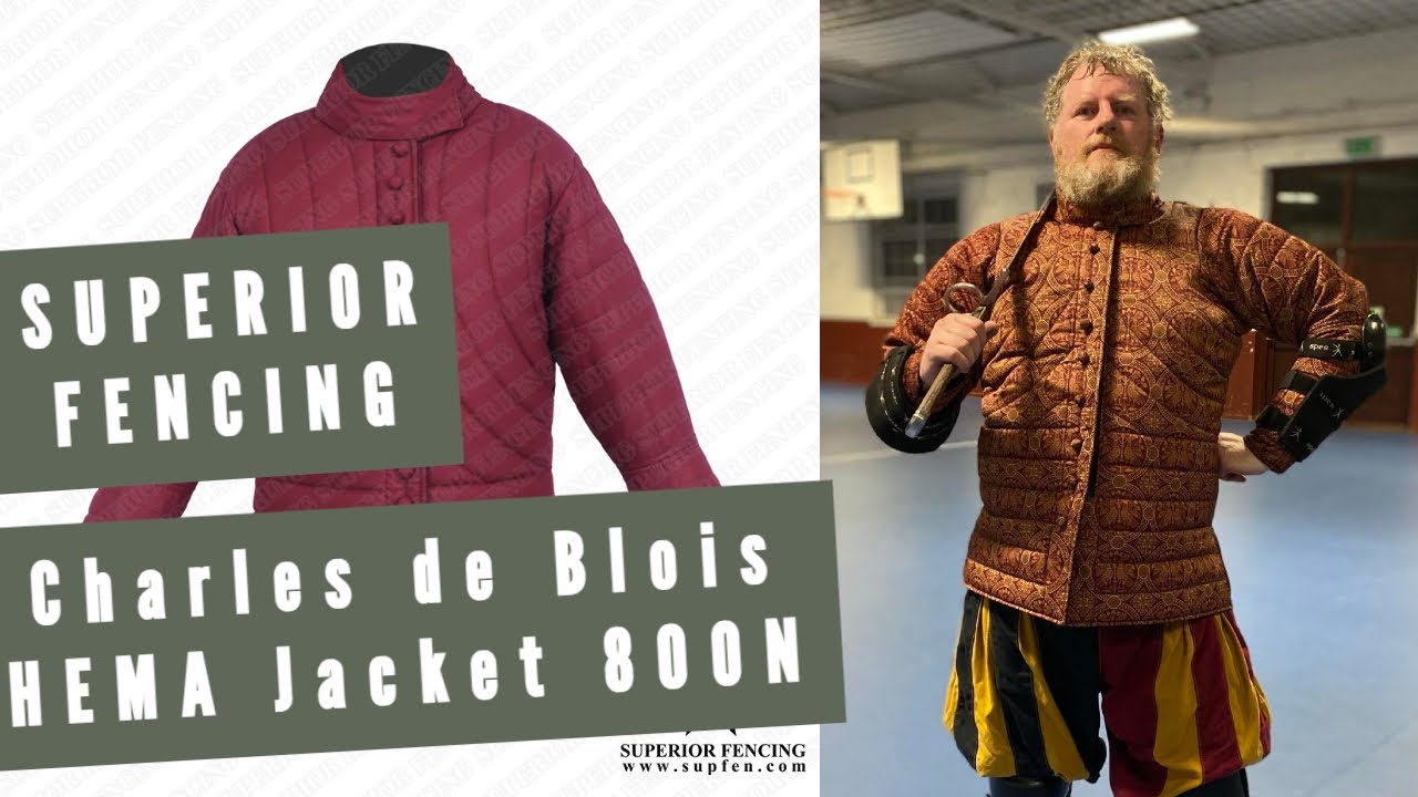 Куртка Superior Fencing SF Charles de Blois HEMA 800N из средневековой парчи