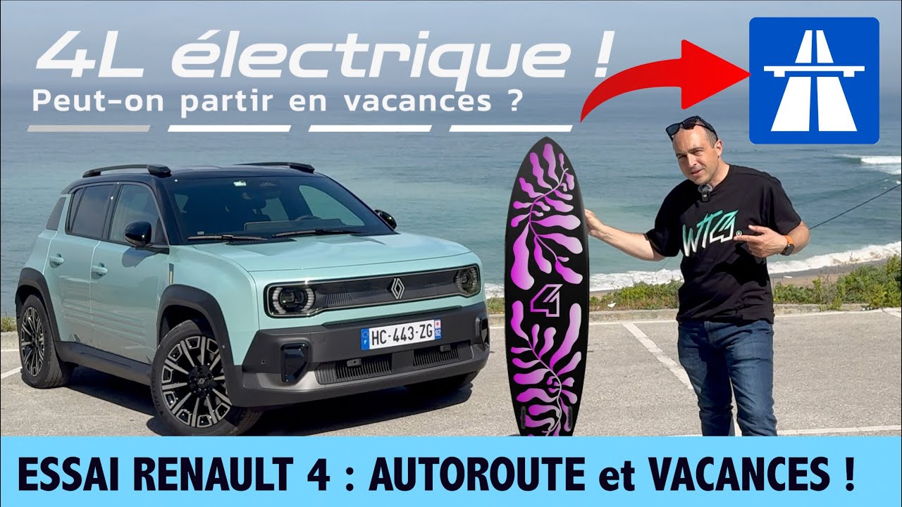 Essai Renault 4 : quelle autonomie sur autoroute pour la 4L &eacute;lectrique ?