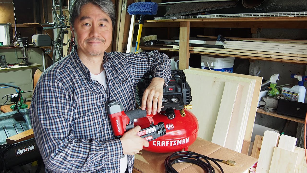 Using the Craftsman 6-gallon air compressor