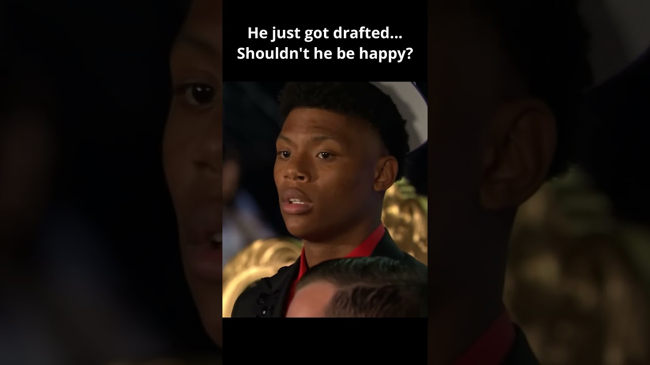 HE GOT DRAFTED...but he isn't happy??...(ACE BAILEY)