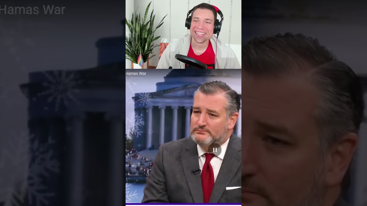 Ryan Grim gets Ted Cruz to say the quiet part out loud #tedcruz #ryangrim #freepalestine