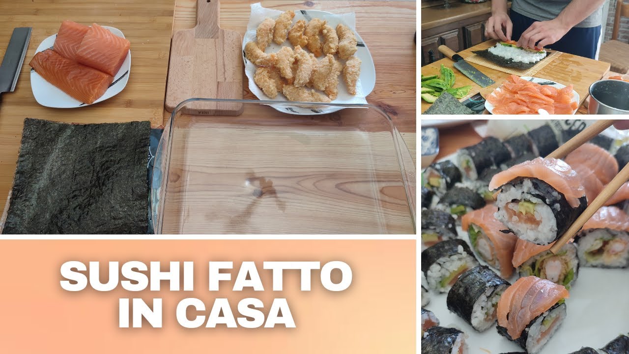 🍑 SUSHI FATTO IN CASA | TIGER ROLL & MAKI AVOCADO E SALMONE // Tamy Moon