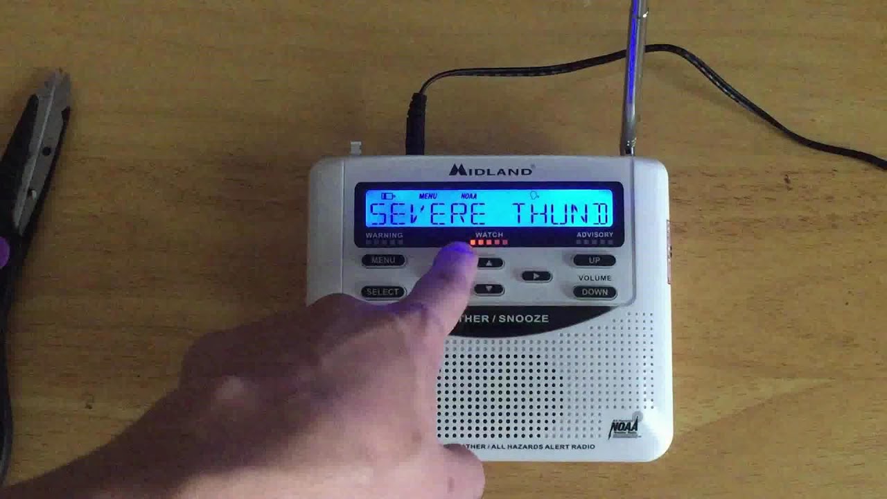 How to Program a WR-120/WR-120EZ Weather Radio
