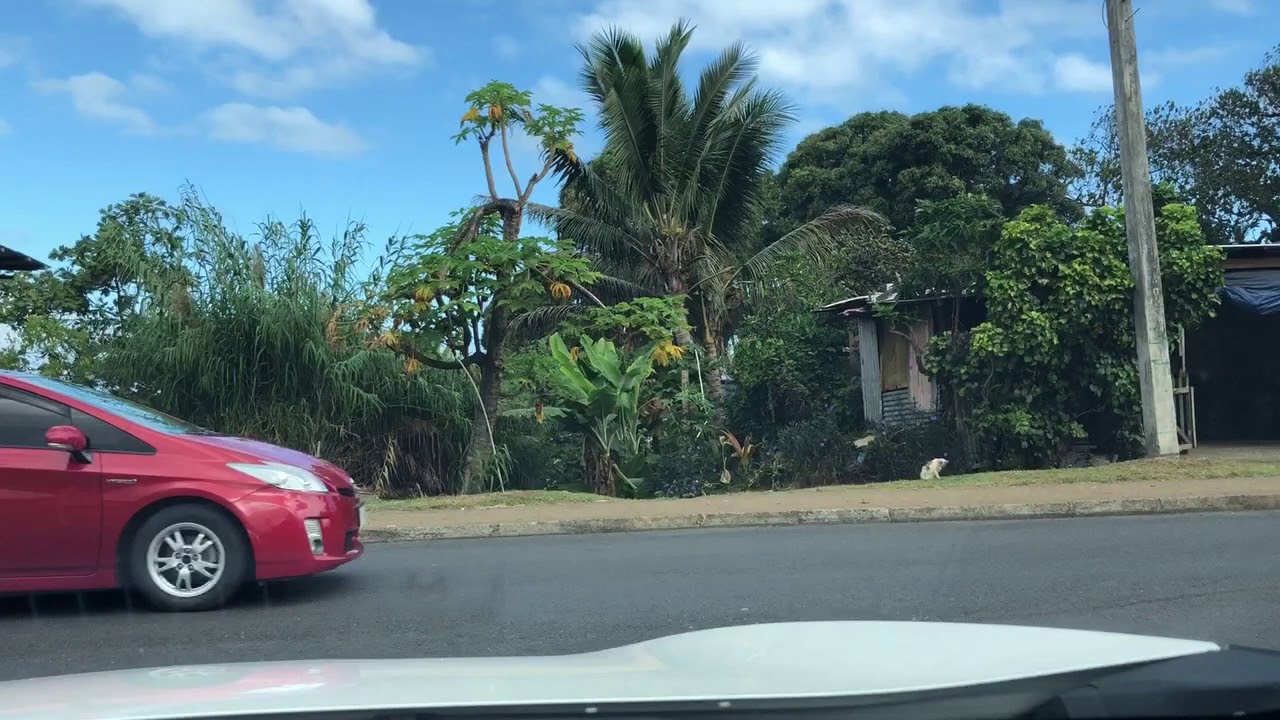 Squatter settlements in Suva, Fiji - Georamble with Prof Warwick Murray and Poonam Devi