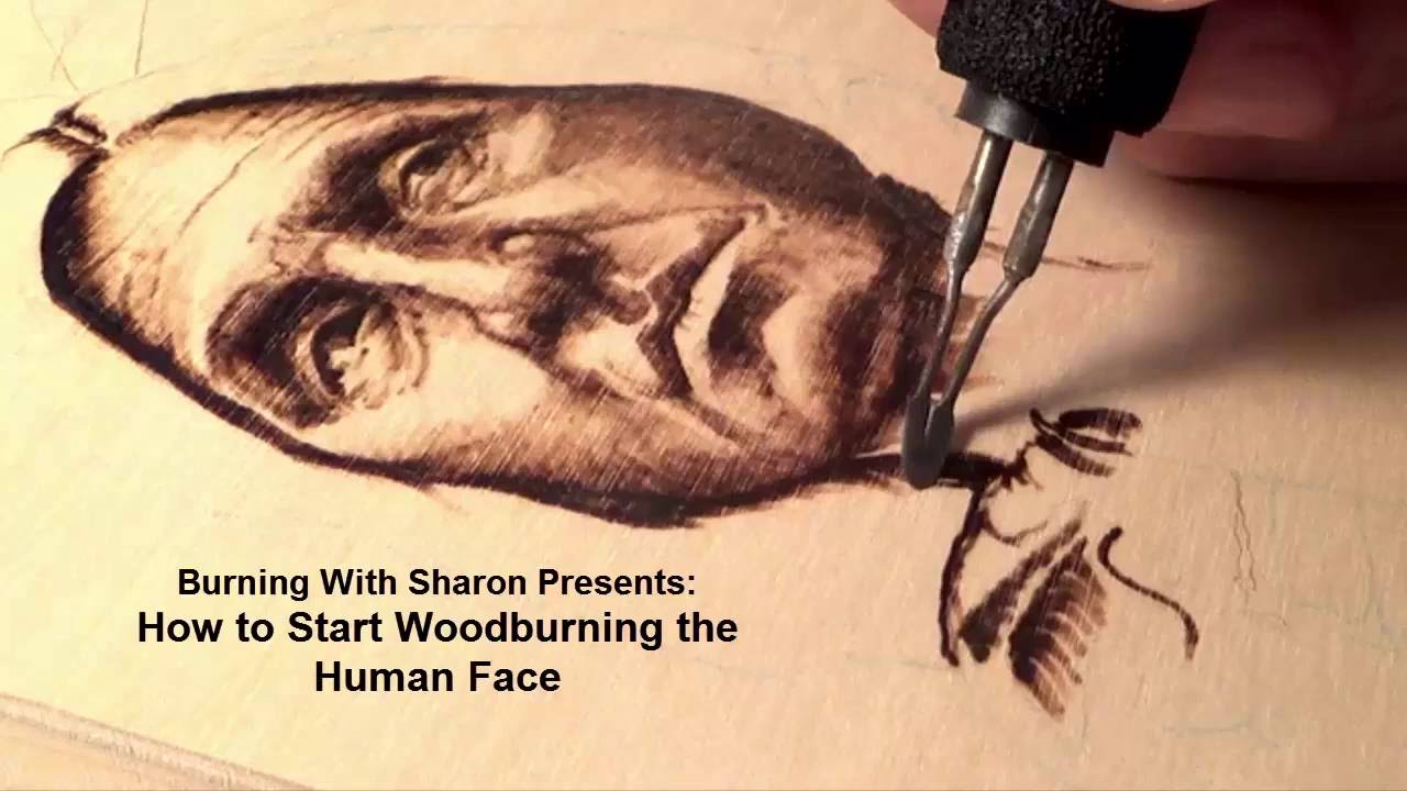 8 25 How to Start Woodburning the Human Face