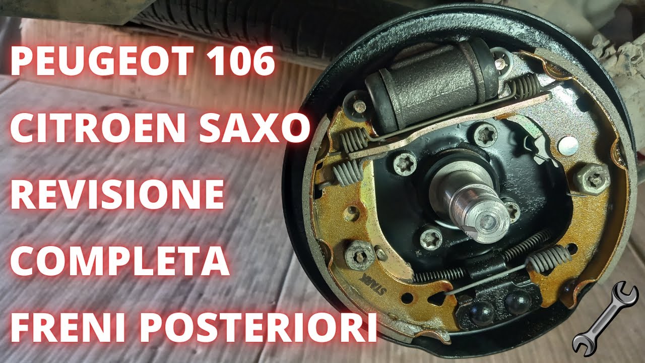 Sostituzione freni posteriori Peugeot 106 e Citroen Saxo