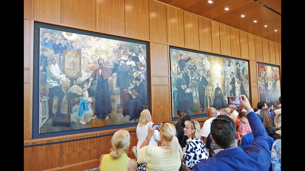 Jesuit High School of Tampa - Raul Berzosa triptych - Celebration of the Arts - 4-23-23