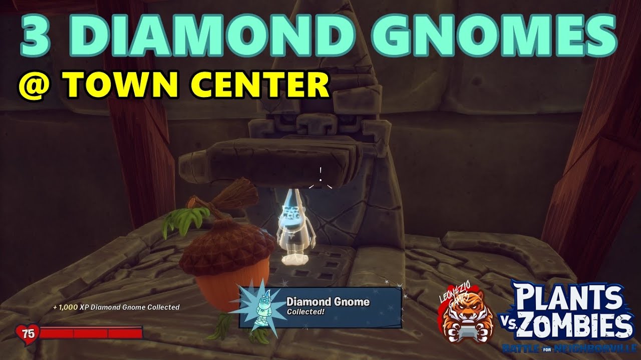 3 DIAMOND GNOMES DI TOWN CENTER - PVZ BFN PS4 (INDONESIA)