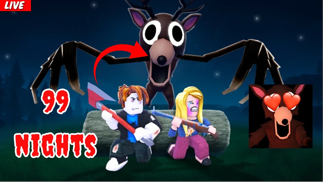 🛑 LIVE! 🚨 Playing Roblox With Viewer | 99 Nights In The Forest | Valentine's Update