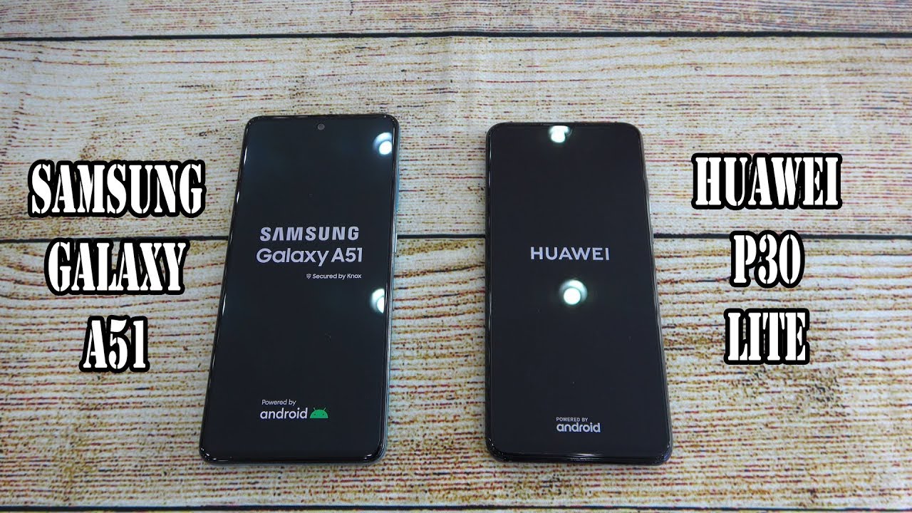 Samsung Galaxy A51 vs Huawei P30 Lite | SpeedTest and Camera comparison