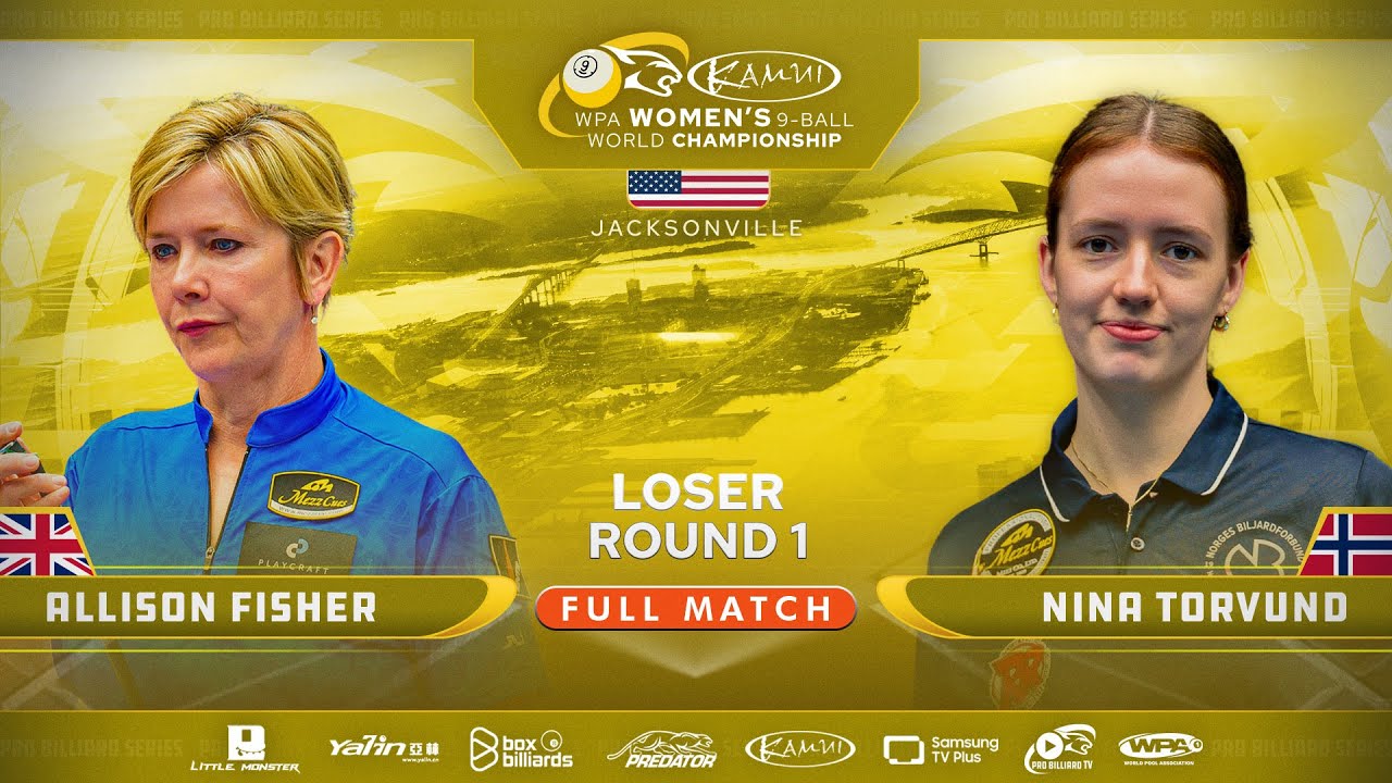 A. FISHER vs TORVUND ▸ Kamui WPA Women's 9-Ball World Championship 2025 🇺🇸