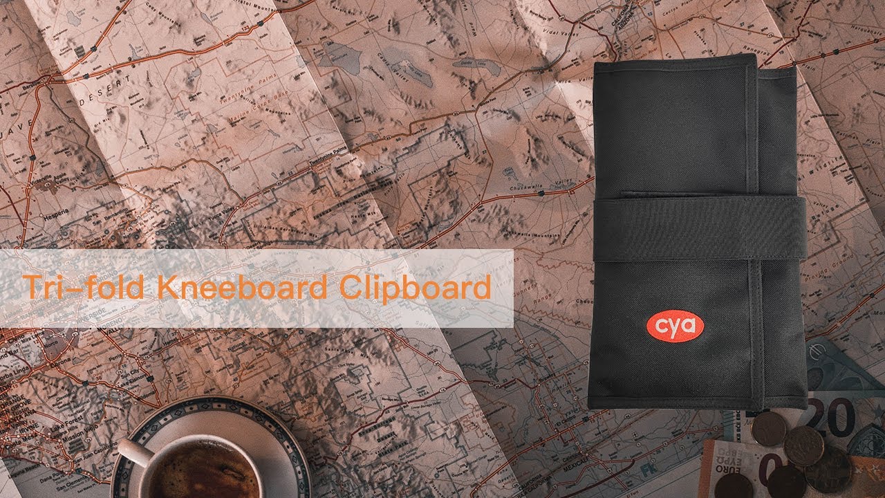 Tri-fold Kneeboard for Student Pilots