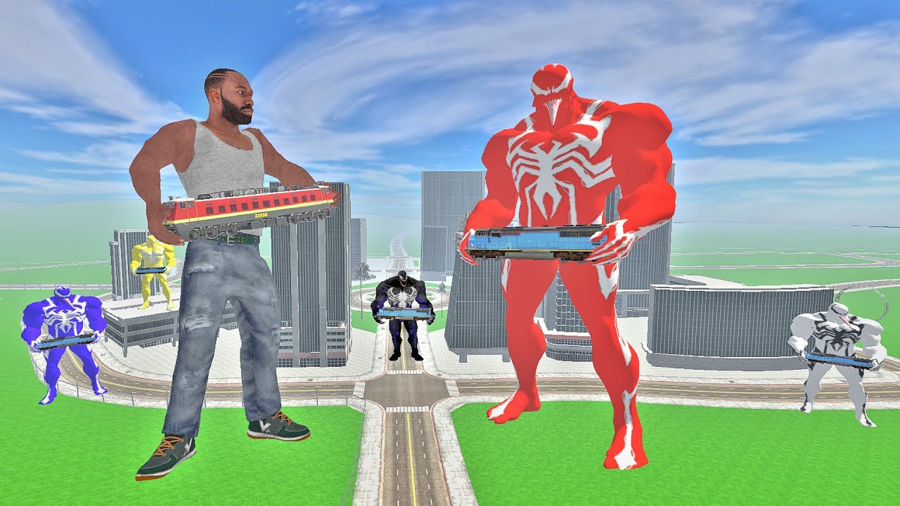 Franklin vs Colourful Venoms - indian bikes driving 3d game