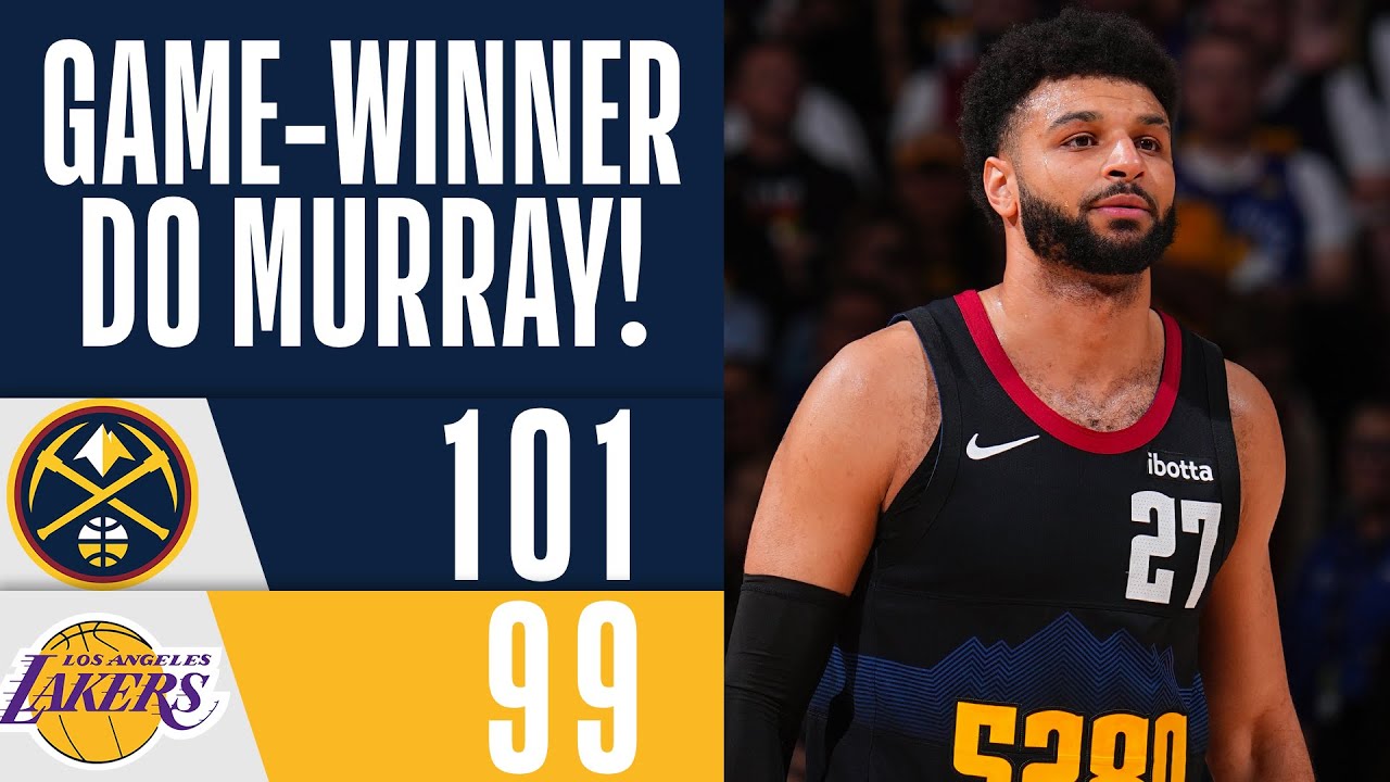 GAME-WINNER SURREAL DO MURRAY! Minutos finais de Nuggets x Lakers