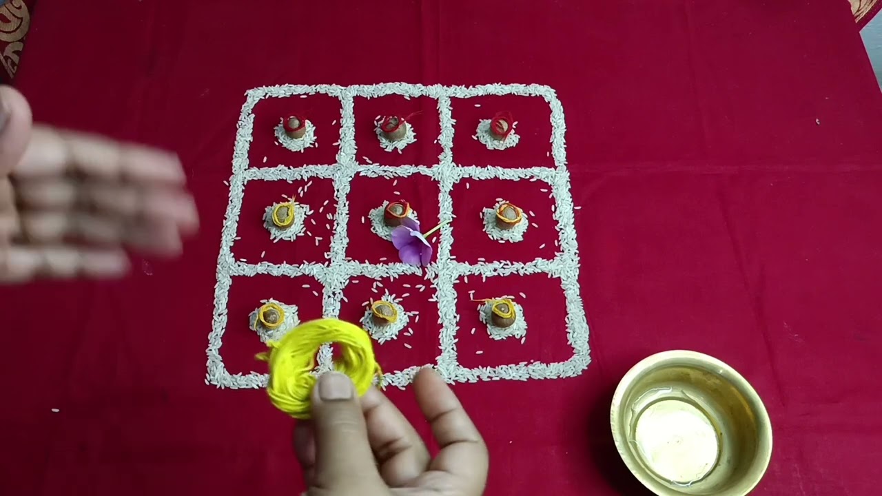 नवरात्रि में नवग्रह की पूजा कैसे करें Navgrah Puja Vidhi नवग्रह मंडल कैसे बनाएं Navgrah Puja Samagri
