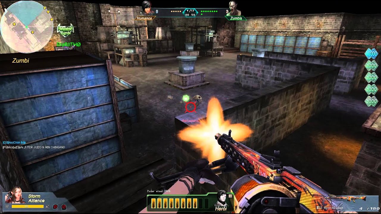 Blood strike Minas do Vale - Modo Zumbi
