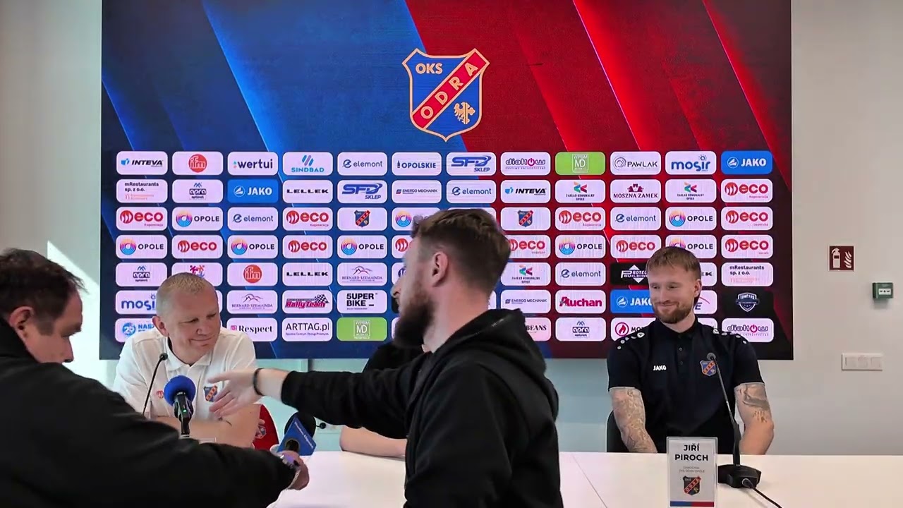 Konferencja prasowa przed meczem z ŁKS-em Ł&oacute;dź