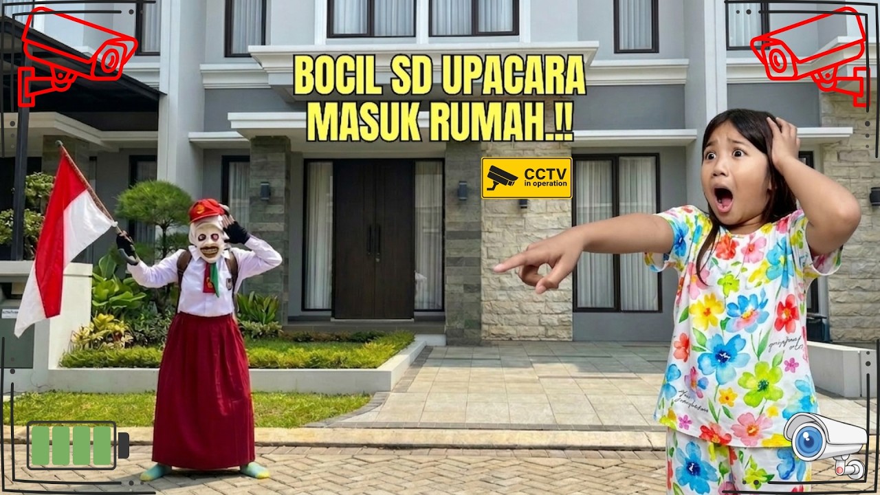 TEREKAM CCTV!! BOCIL SD UPACARA MASUK RUMAH?!