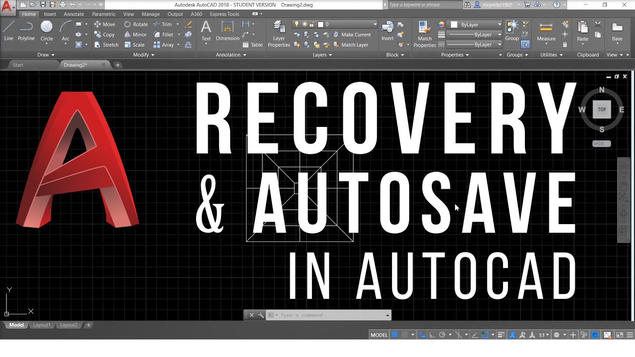 Автосохранение AutoCAD | Восстановление несохранённых файлов | Резервное копирование файлов