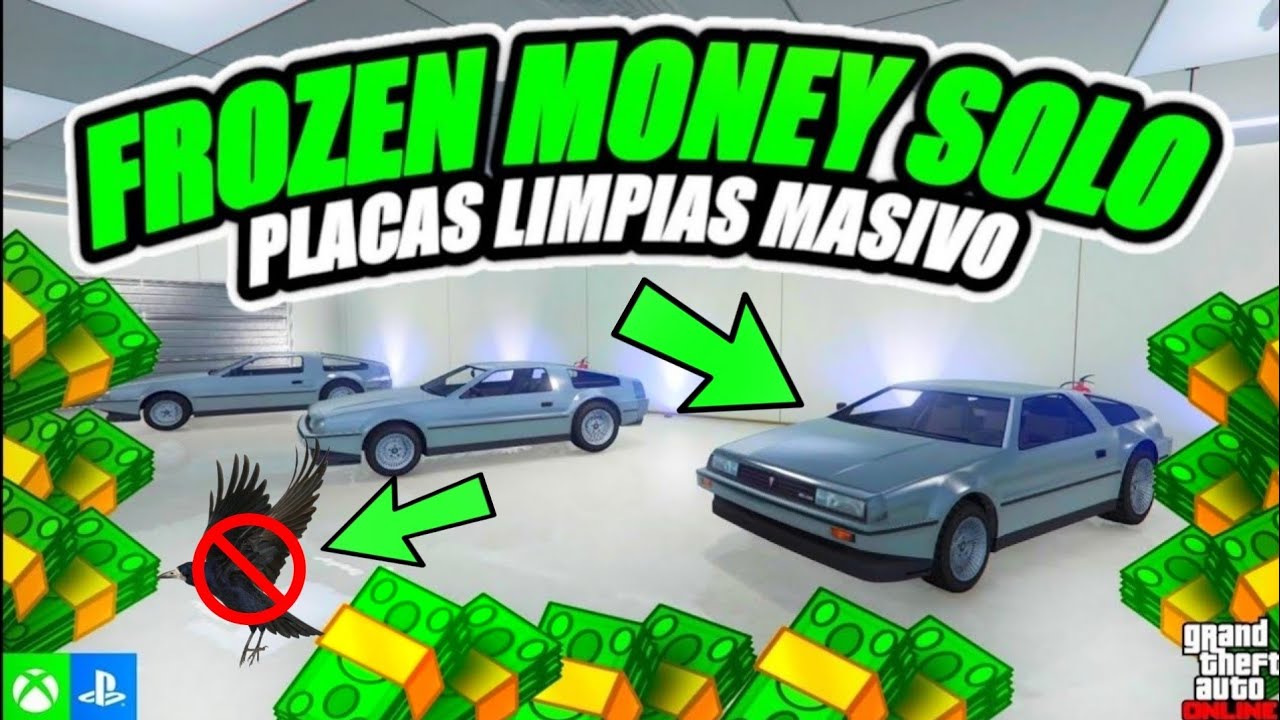 NUEVO! FROZEN MONEY SOLO SIN AYUDA MASIVO PLACAS LIMPIAS en GTA 5 Online