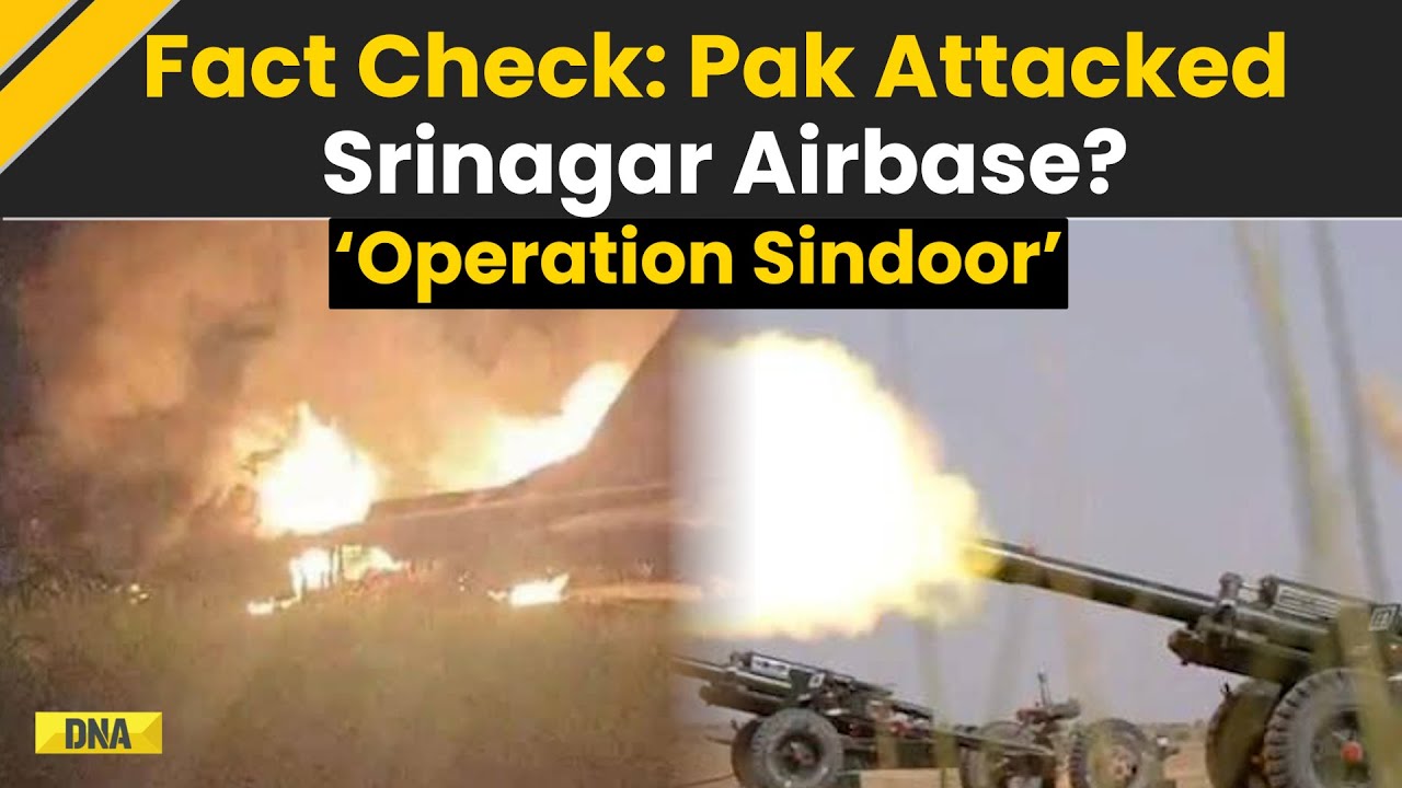India Attacks Pakistan: Did Pakistan Air Force Hit Srinagar Airbase After 'Operation Sindoor'? | J&K