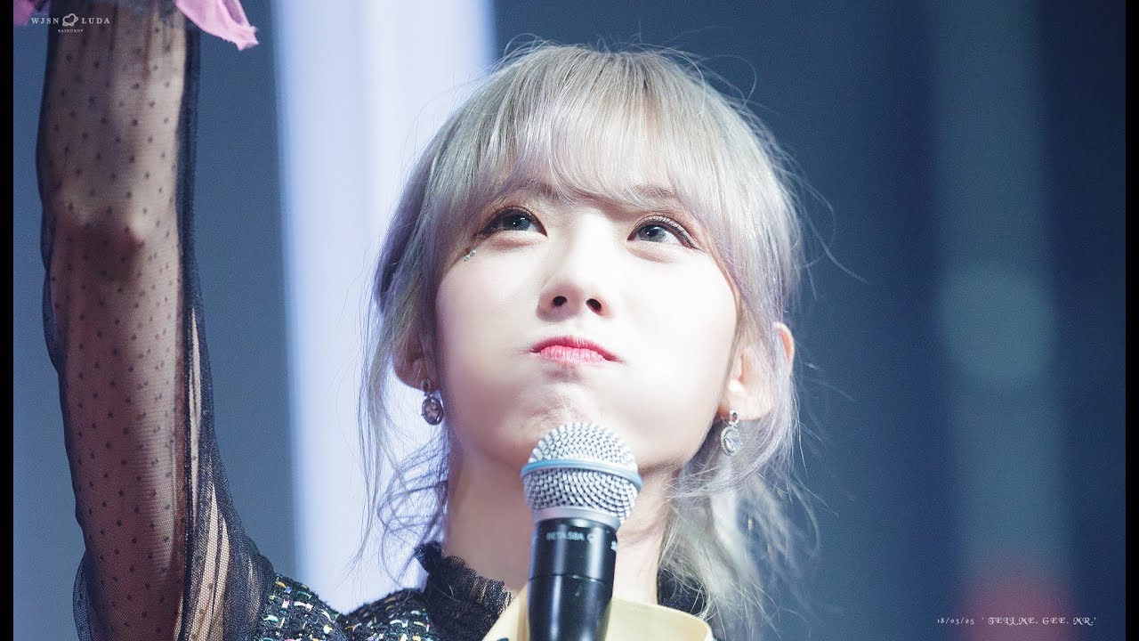 180325 우주소녀 루다 우정1기 창단식 우쭈파티 tell me, gee, mr. 4K 직캠 by rain drop