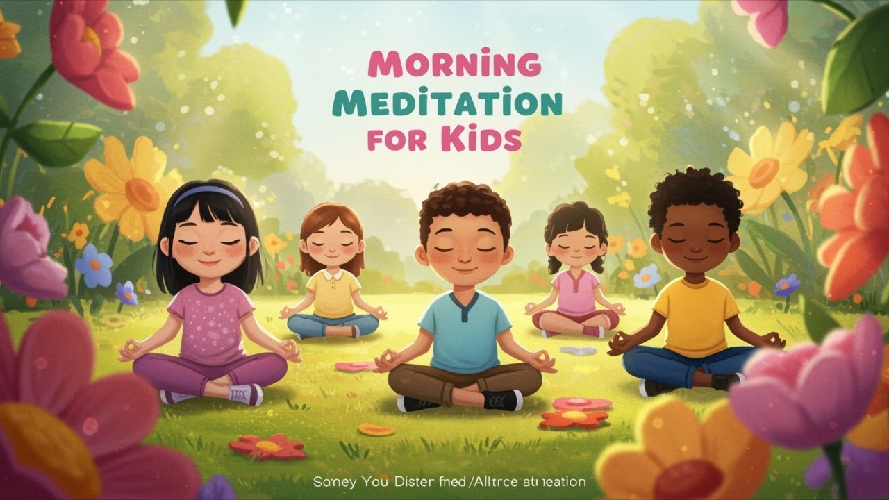 Morning Meditation for Kids SET POSITIVE INTENTIONS! for Calm, Confidence, Focus & Motivation