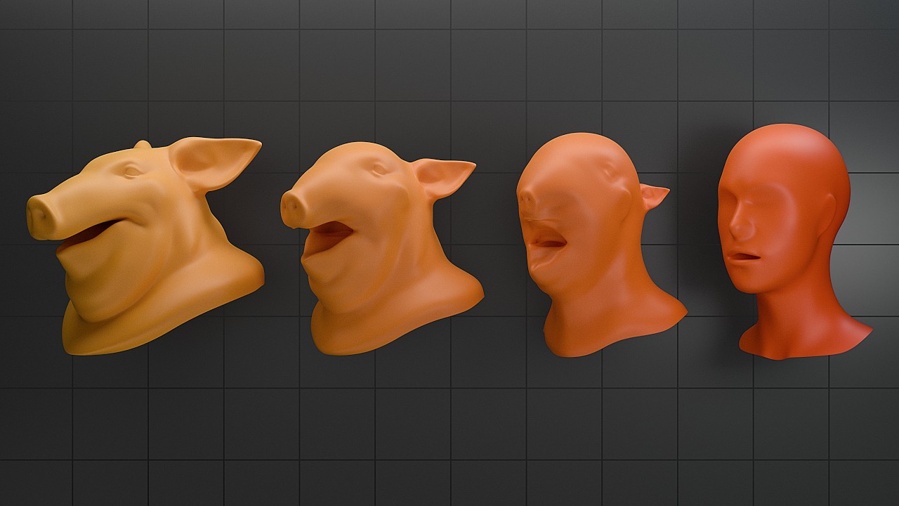 Morphing Meshes with Conformal Maps &ndash; Houdini Tutorial
