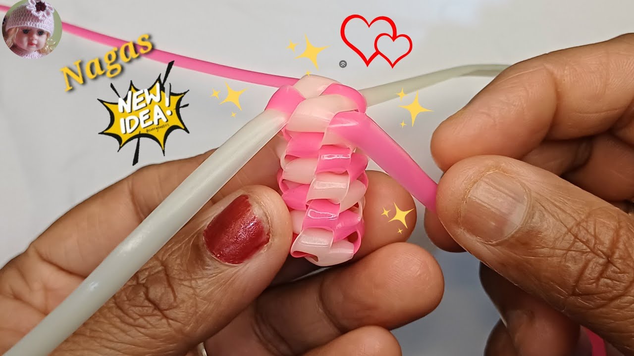 தெரியாமல் கண்டுபிடித்த புது ஐடியா Nagas New idea wire craft /koodai pinnuvathu eppadi in tamil