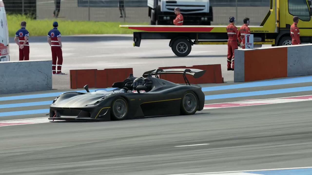Assetto Corsa EVO 0.5.3 | Paul Ricard 1A-V2 Replay | Dallara EXP Race | MOZA R12 V2