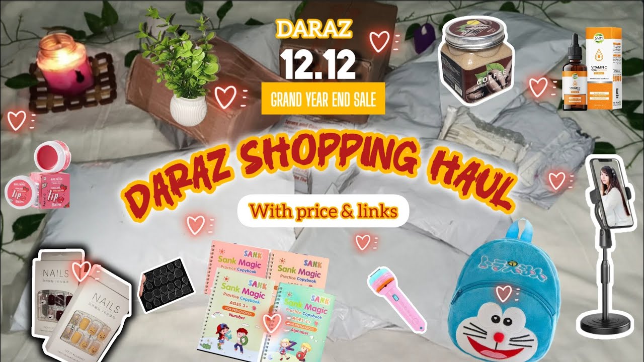 DARAZ 12.12 Year End Sale 2024|| Daraz shopping haul 2024