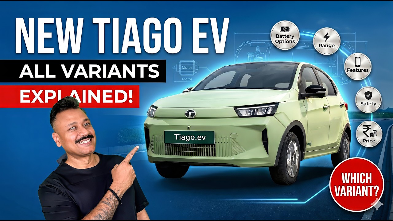 Everything You Need to Know About the New Tata Tiago EV! Variants & Prices