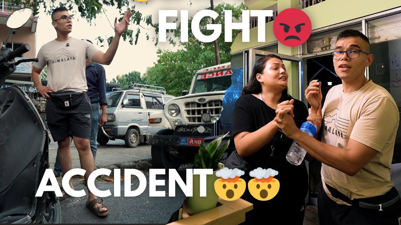 ACCIDENT BHAYO 🤯 KOSKO GALTI ?? FIGHT WITH MY SISTER  😡 | VLOG