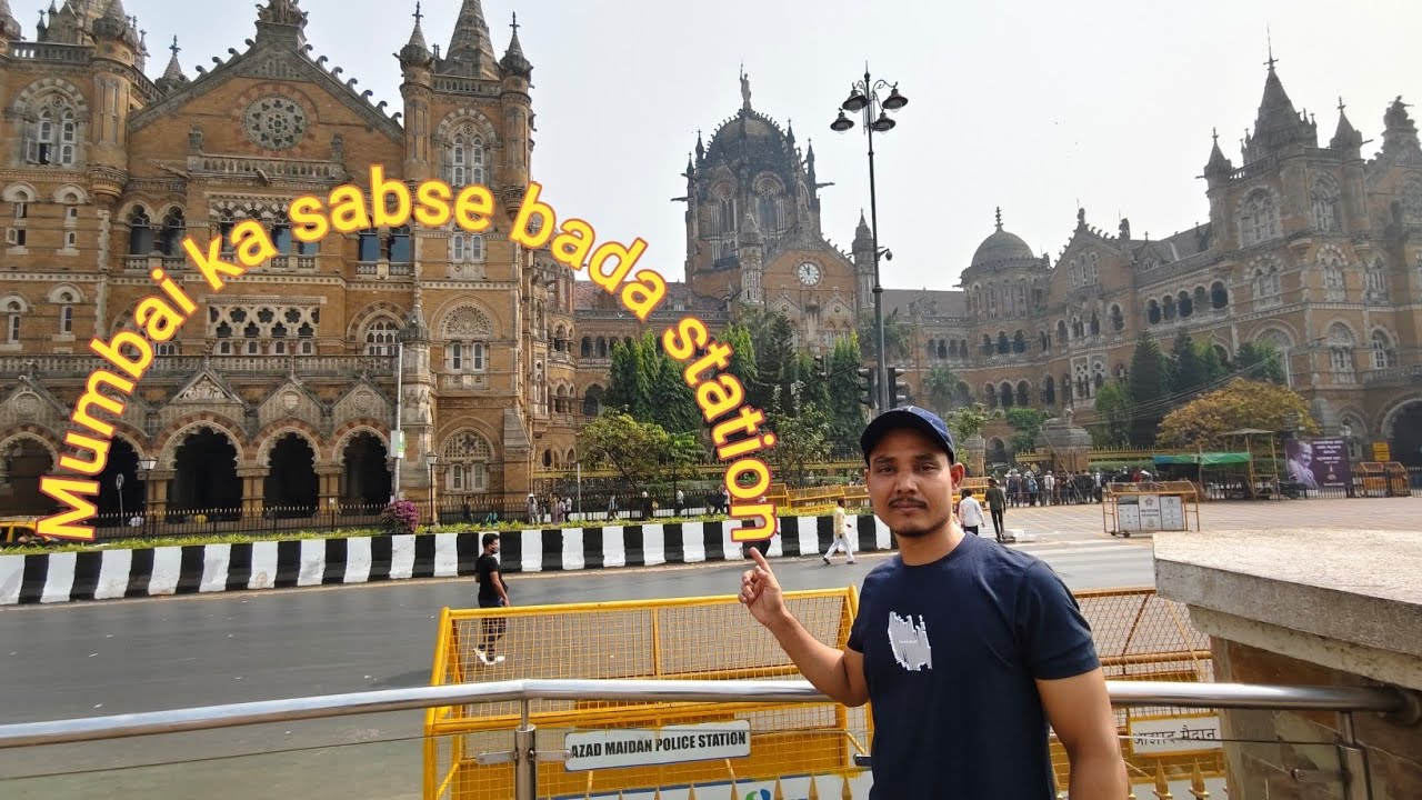 Mumbai ka  khubsurat station 🚉#youtube 
