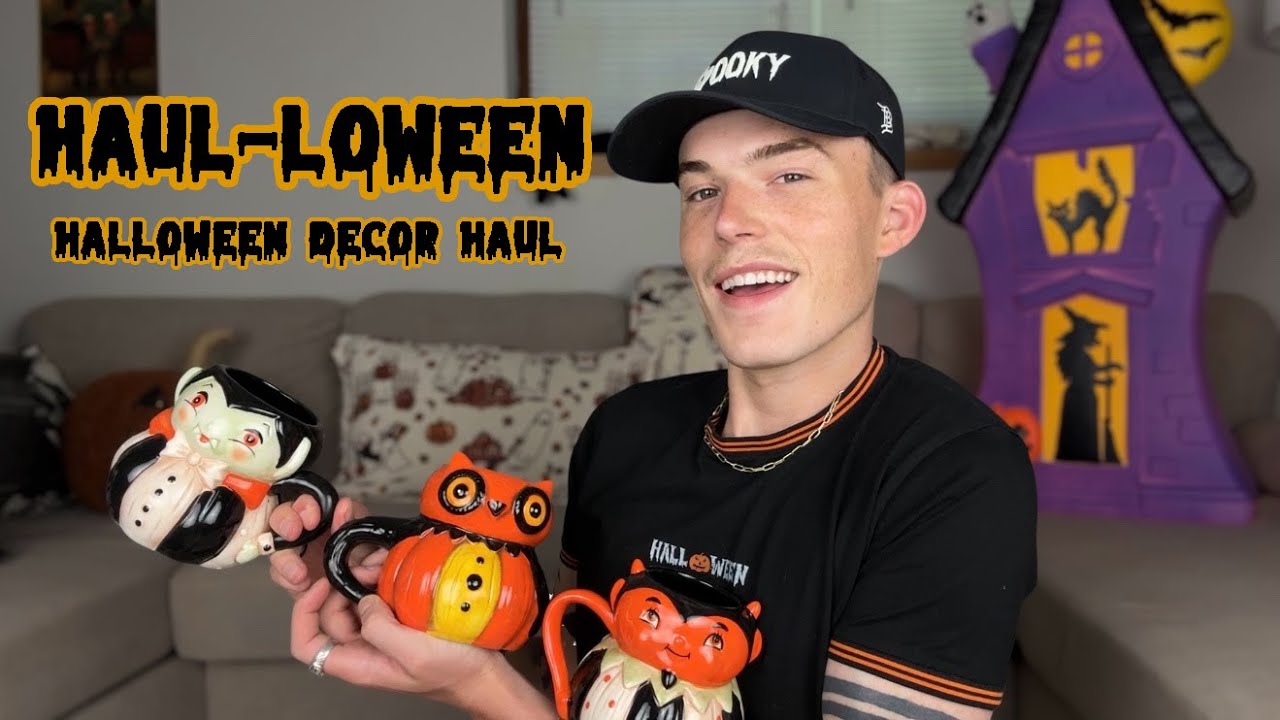 Haul-loween 1 : HUGE Haul of Halloween Decor from Homegoods, At Home, Anthropologie, + More!