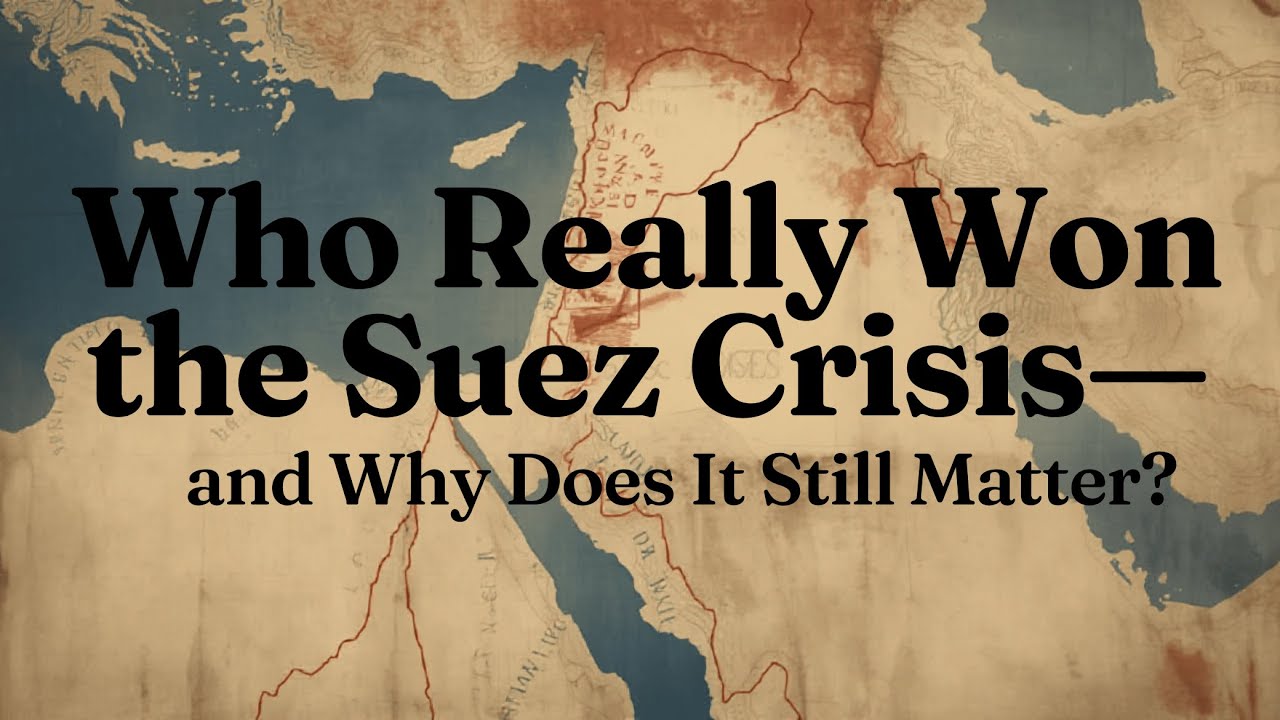 Why Does a 1956 Canal Crisis Still Control Global Energy Politics Today?