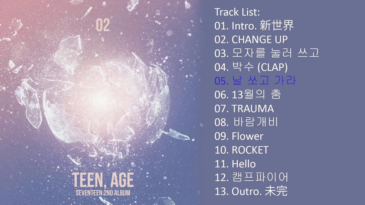 [Full Album] SEVENTEEN &ndash; TEEN AGE