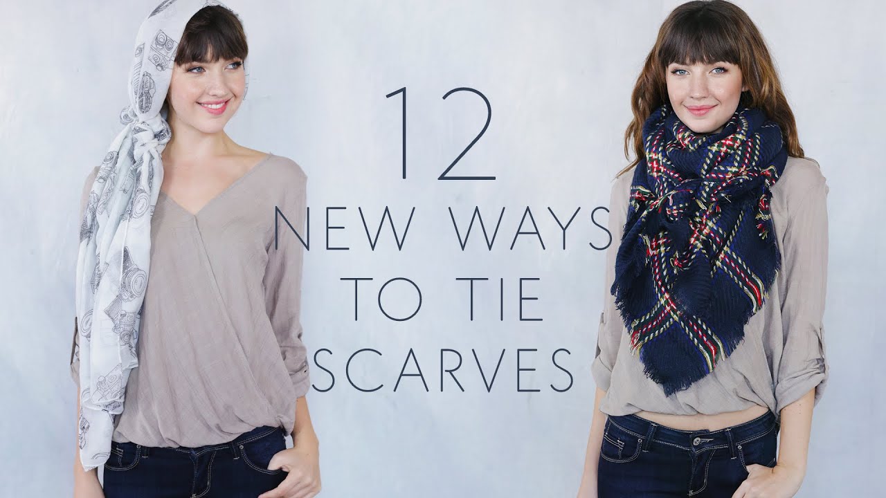 12 New Ways to Tie Scarves