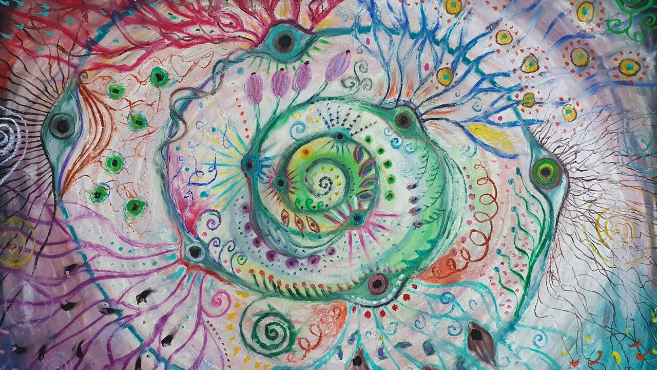 Intuitive Malerei mit Öl Pastell Kreiden | Intuitive Painting with Oil Pastels :: Ulrike Hirsch