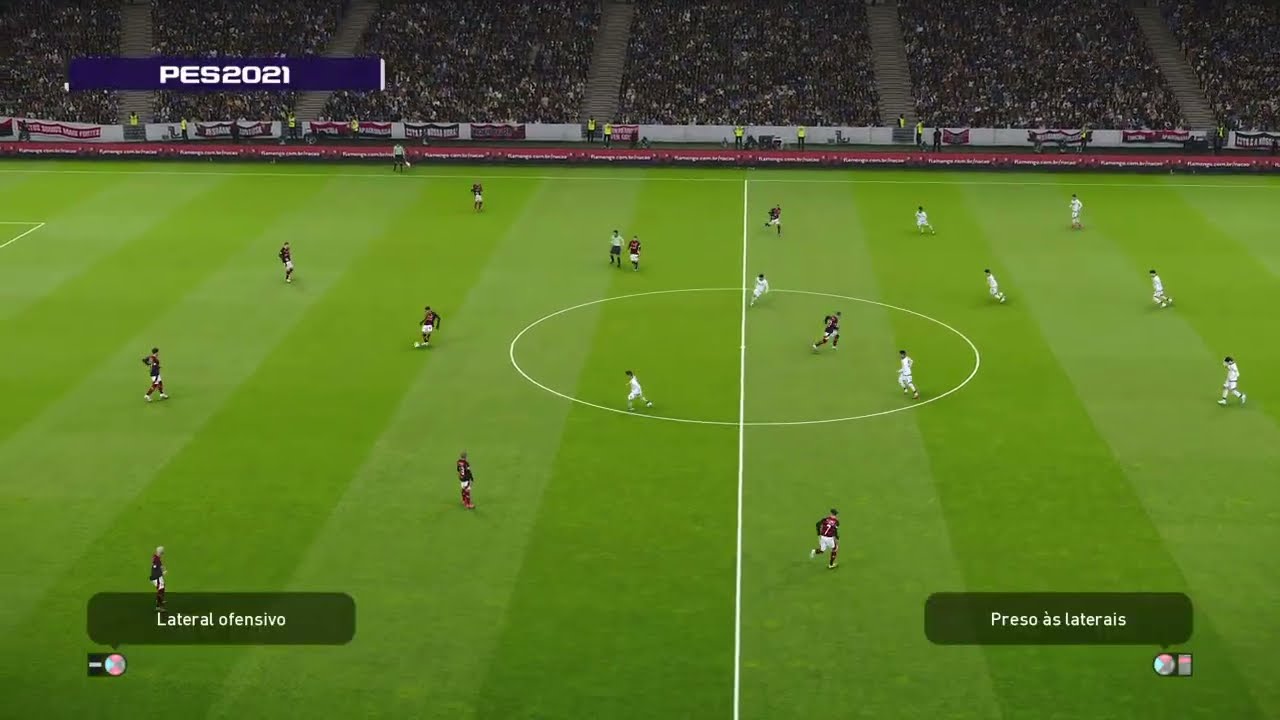 FLAMENGO X LANUS| AO VIVO COM IMAGENS | JOGO DE HOJE |PES 21 Gameplay Ps4