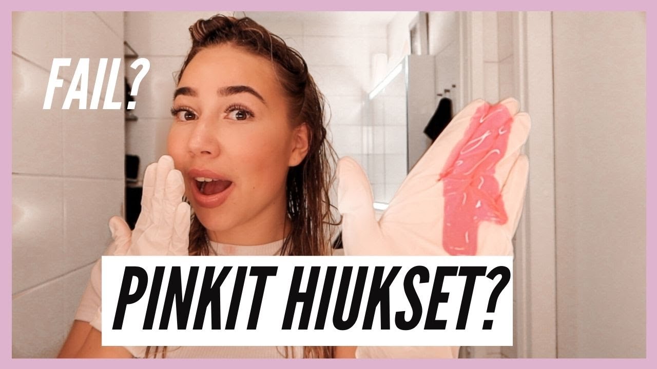 YRITIN VÄRJÄTÄ PINKIT HIUKSET 💕😱 (fail?) | Nelli Orell ♡