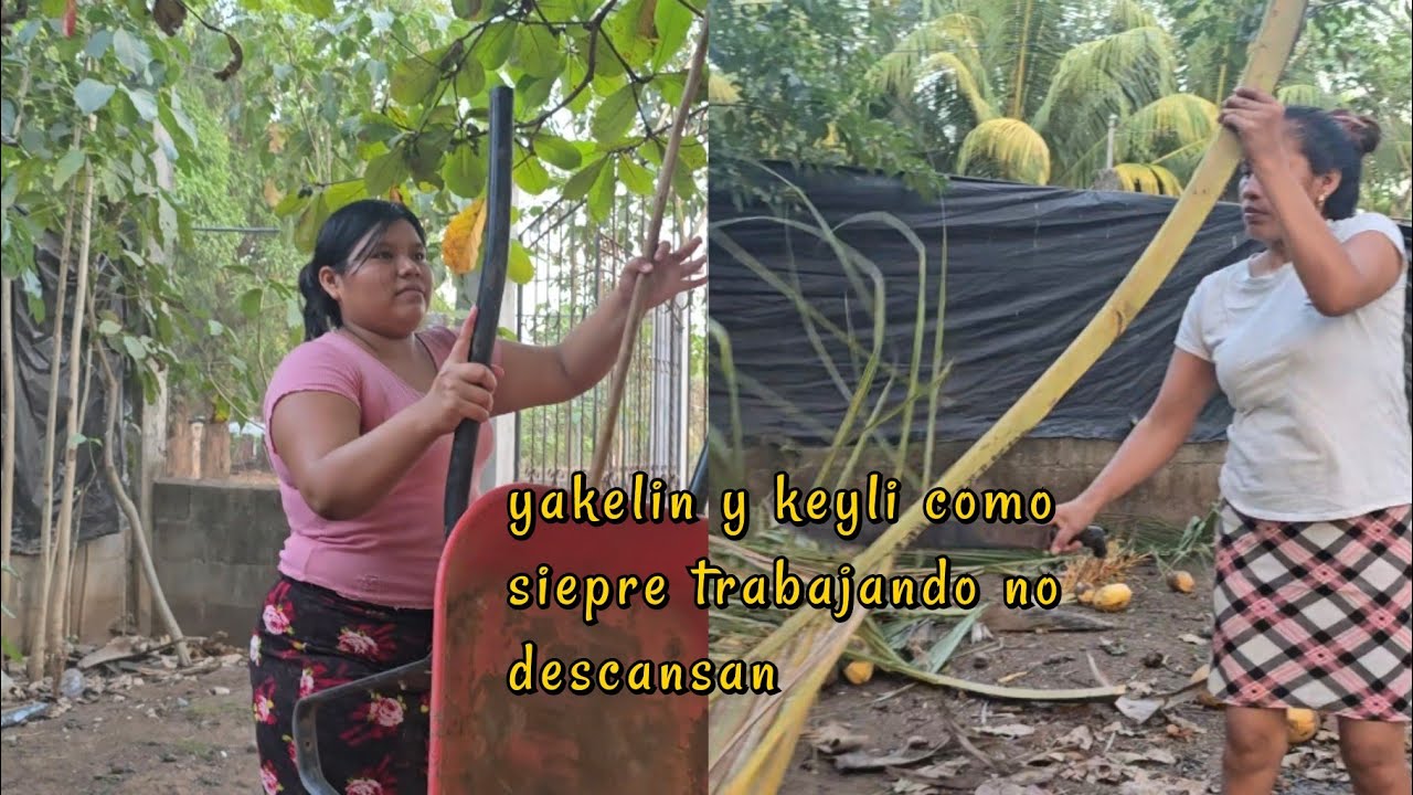 Yakelin y keyli no paran de trabajar 😃todos ayudando también😉