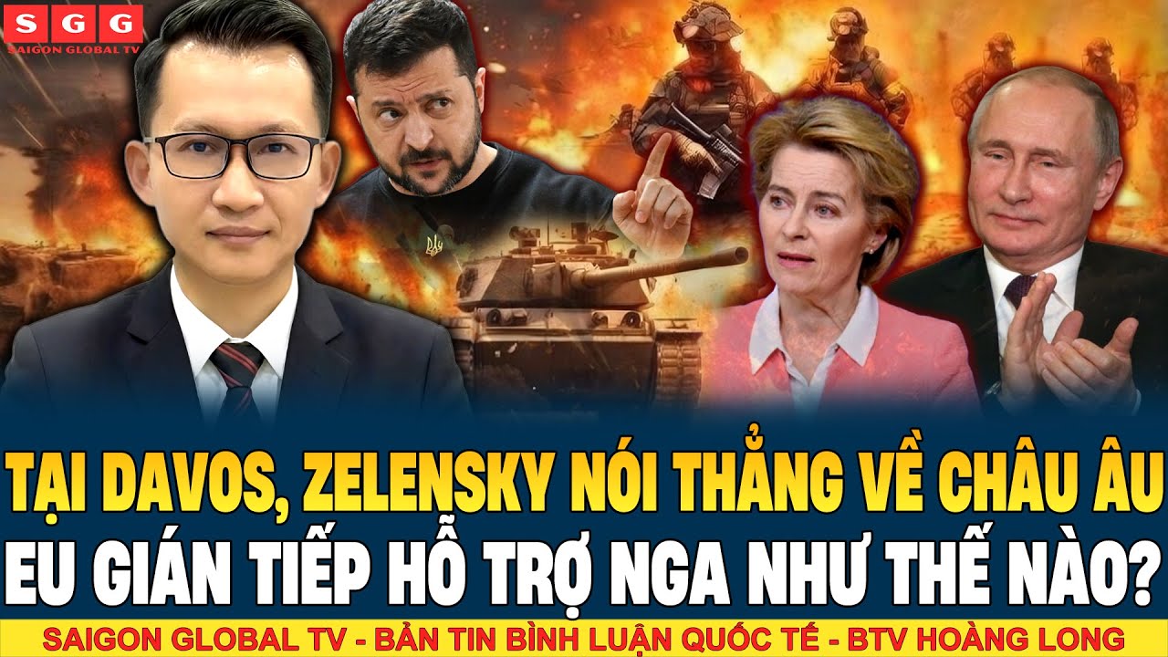 Zelensky Nói Thẳng Về Châu Âu Tại Davos, Sự Thật Đau Lòng Cần Nói Ra?